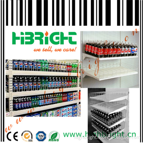 Gravity Feed Soda Bottle Shelves Supermarket Soda Aisle